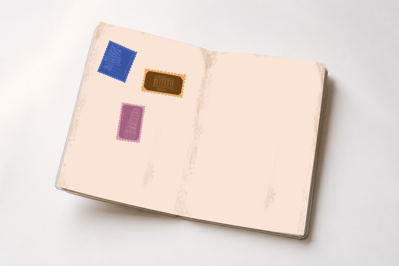 Passport stamps