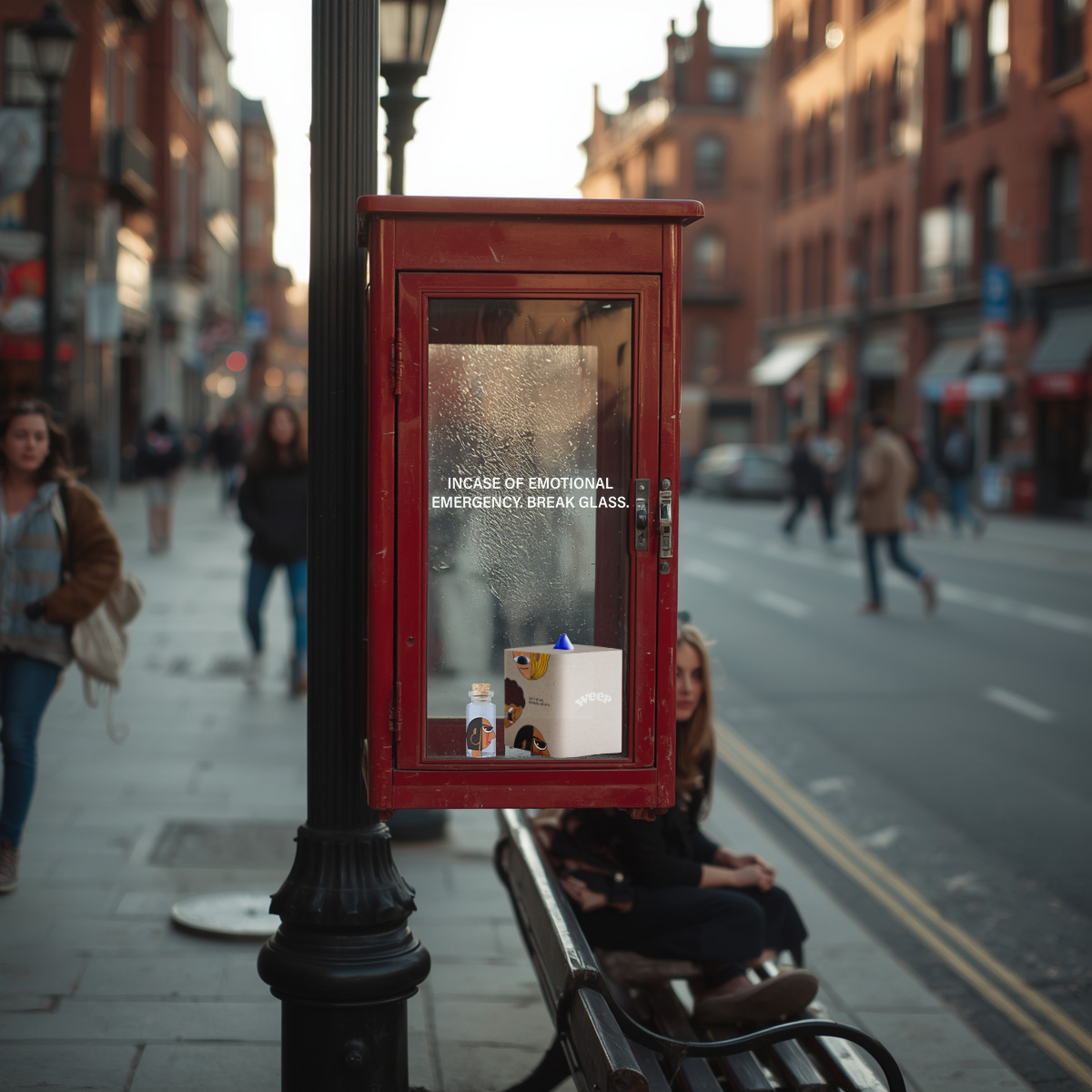 Weep emergency box bench