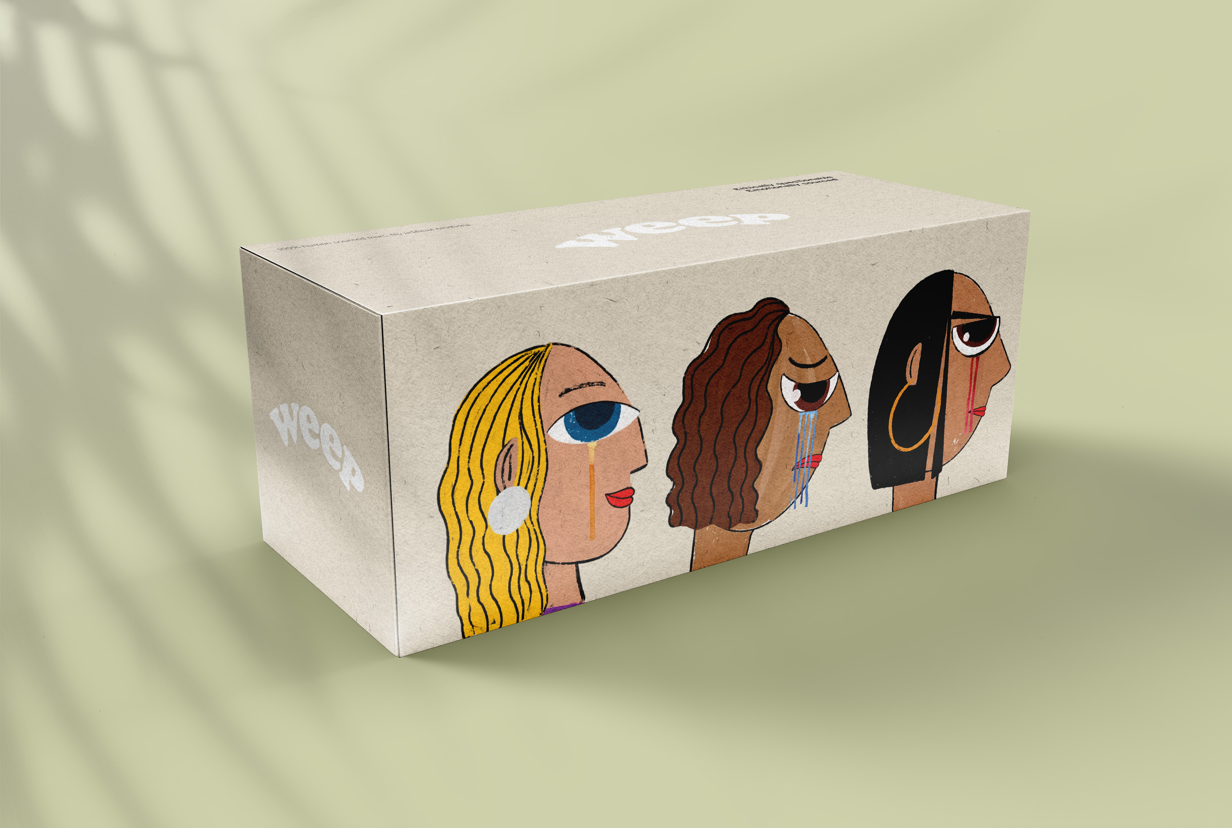 Weep front packaging all three variants