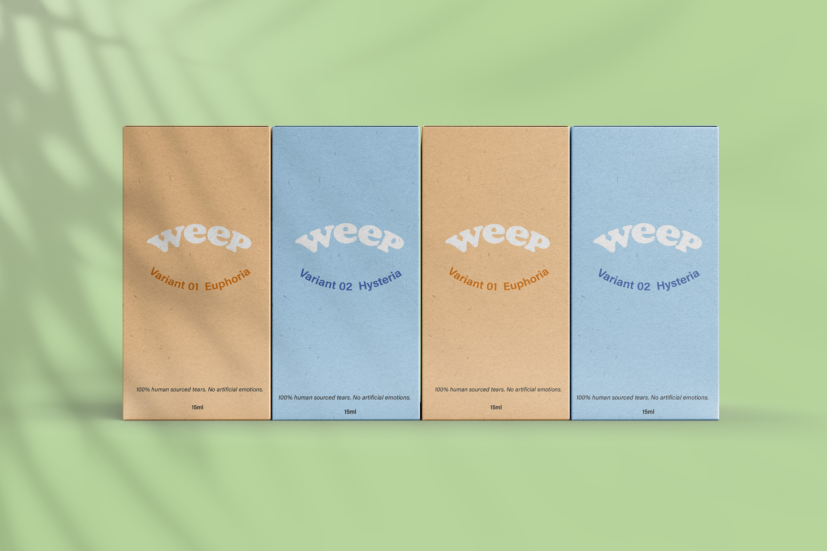 Weep front packaging Hysteria